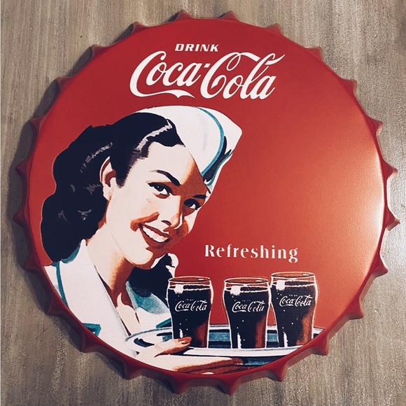 Other Coca Cola Bottle Cap Sign Poshmark